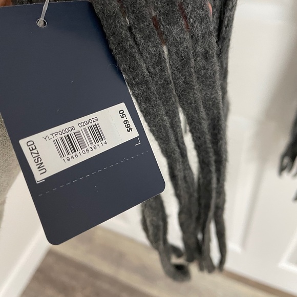 Lucky Brand acrylic-blend scarf, grey. - Picture 5 of 7